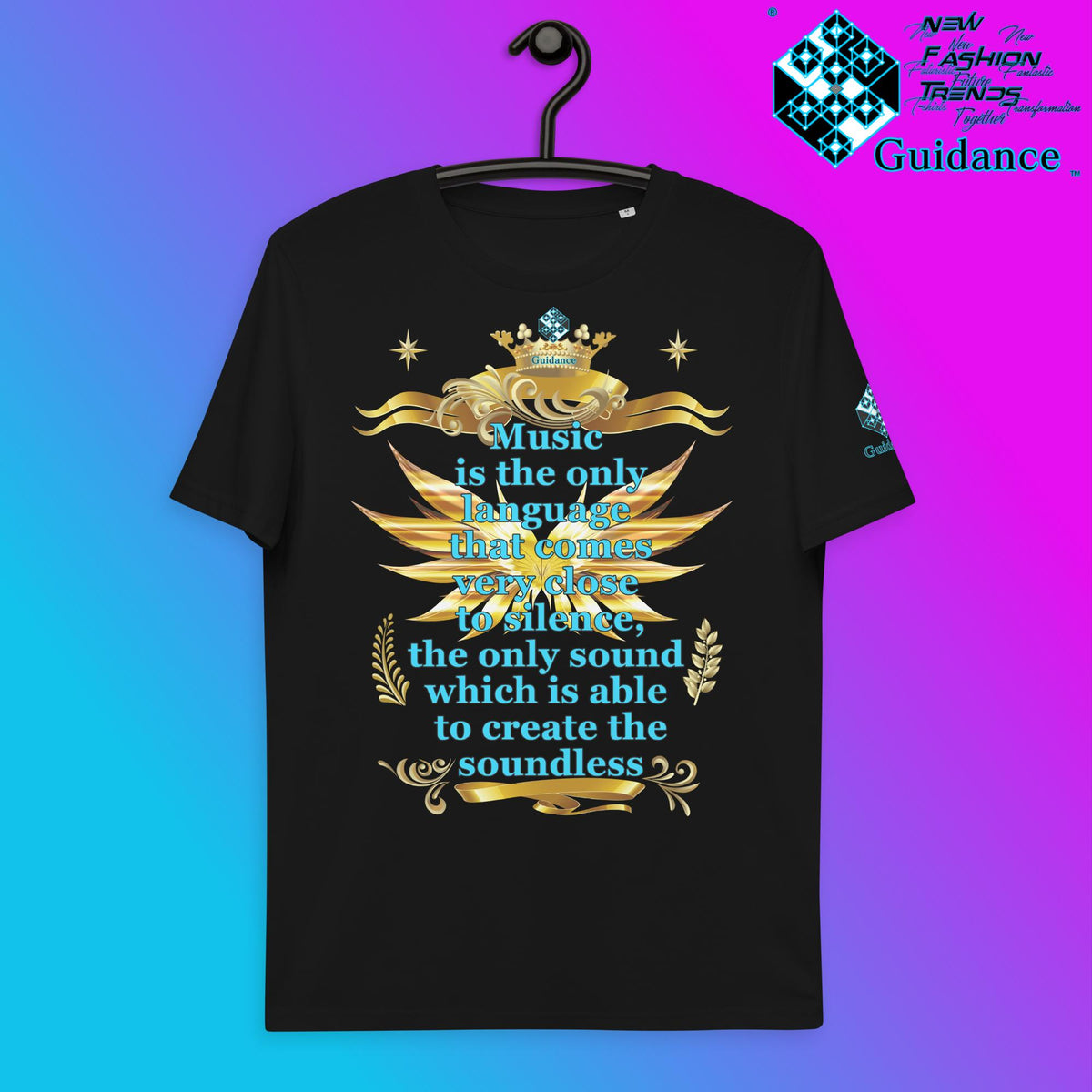 Soundless T-Shirt T-Shirts by XGuidance Black 1
