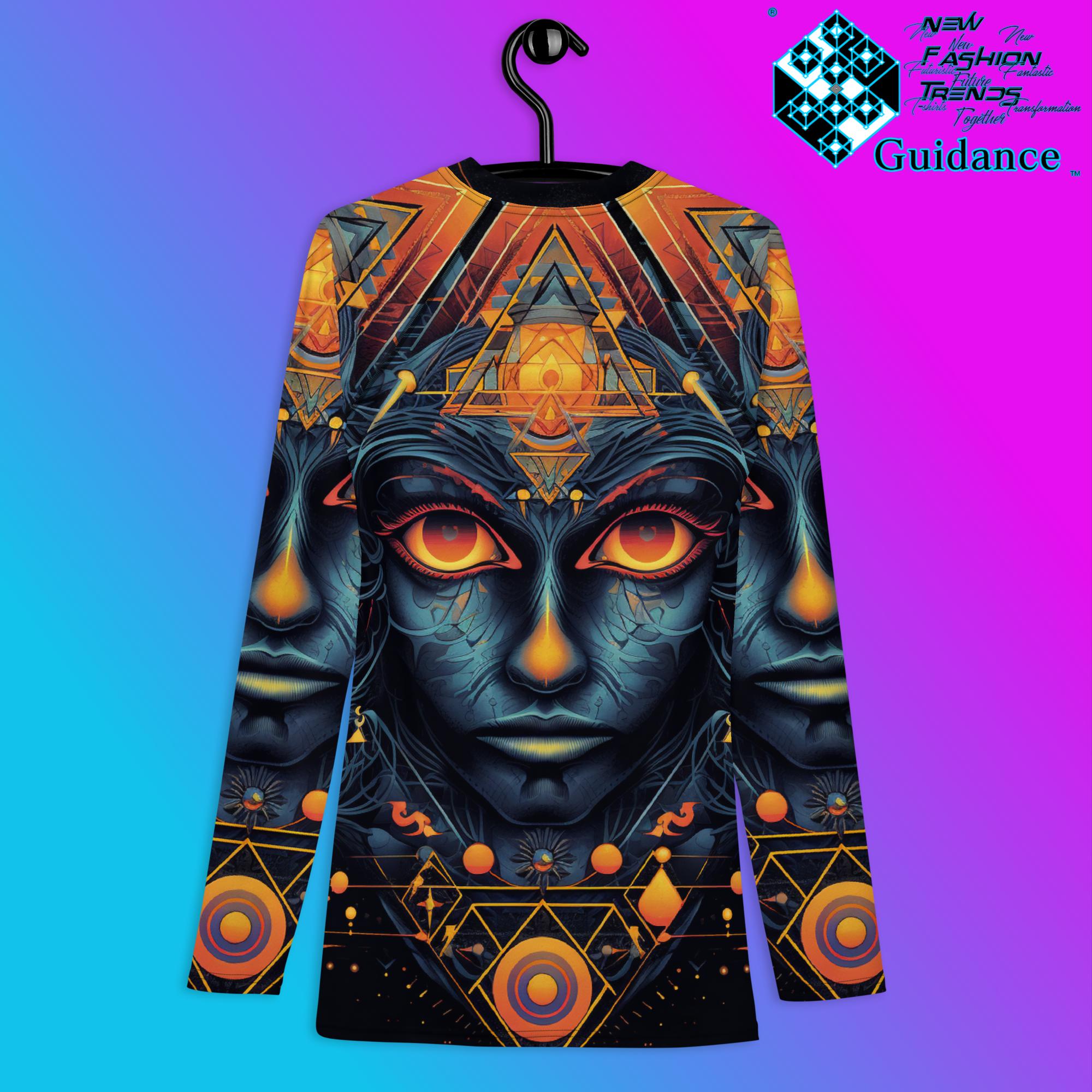 Specter Vista Psychedelic Long Sleeve Rash Guard by XGuidance XS 2