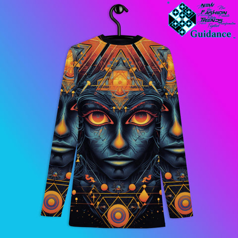 Specter Vista Psychedelic Long Sleeve Rash Guard by XGuidance XS 2