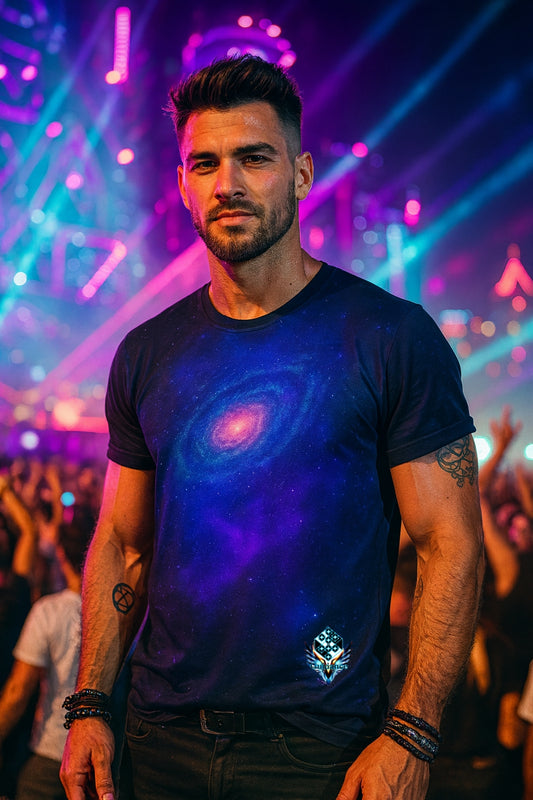 Spiral Galaxy T-Shirt, Cosmic Streetwear T-Shirts by XGuidance XS 1