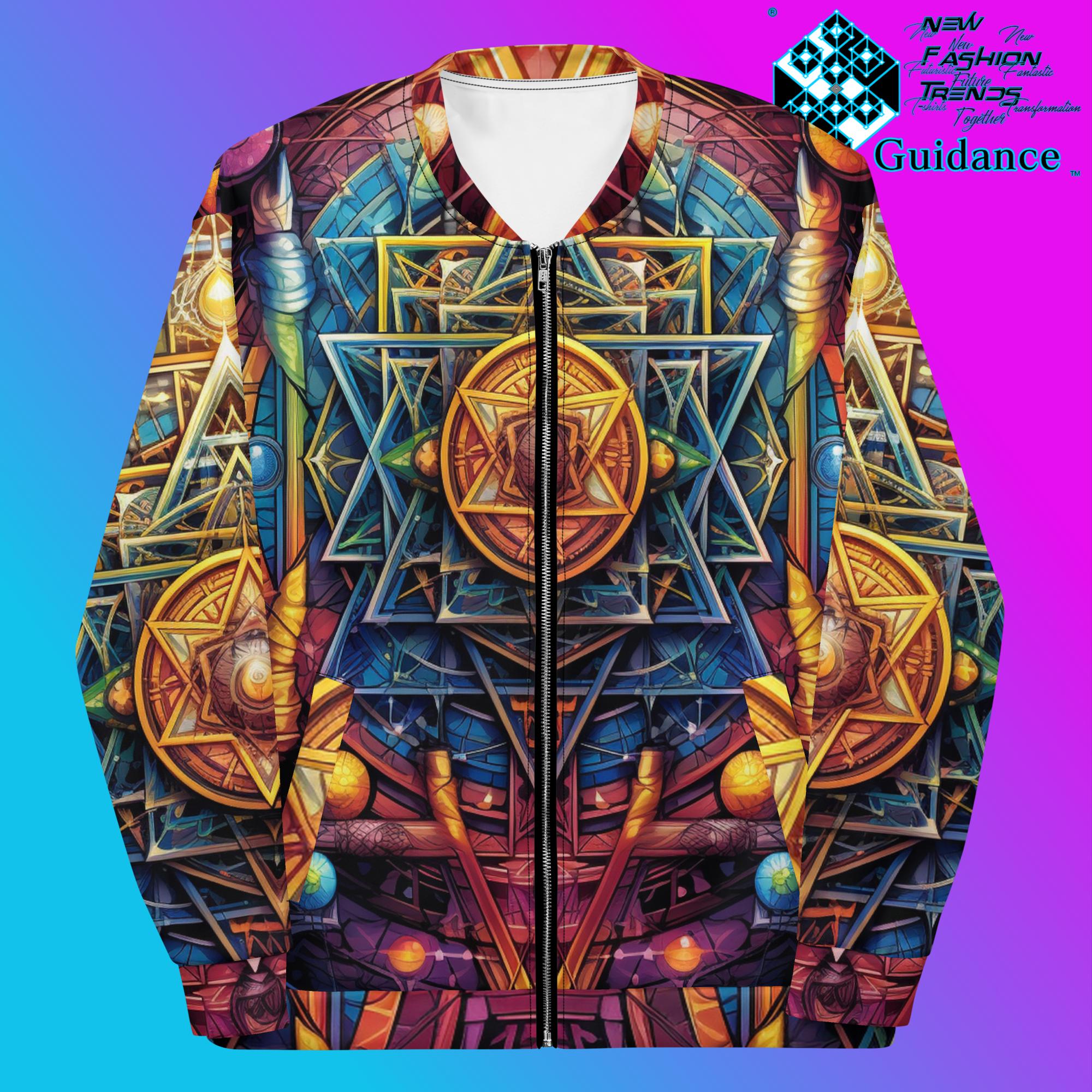 Spiritual Serenity Bomber Jacket Vintage Festival by XGuidance XS 1