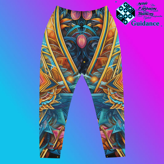 Spiritual Tapestry Jogger Pants – Elegant Festival Streetwear by XGuidance XS 1