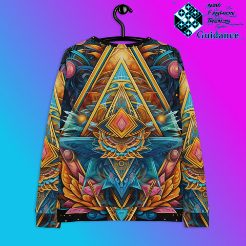 Spiritual Tapestry Sweatshirt – Sacred Geometry Festival Wear by XGuidance XS 2