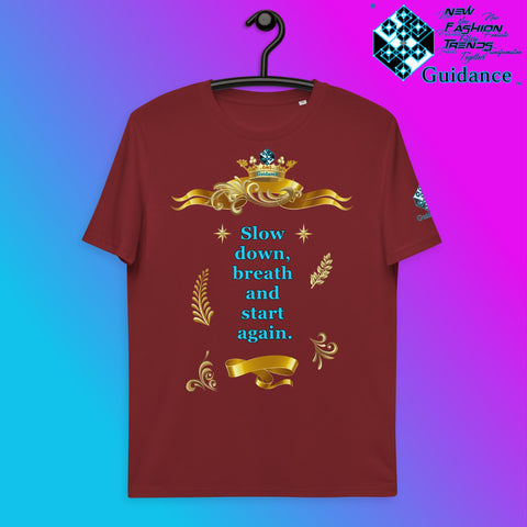 Start Again T-Shirt T-Shirts by XGuidance Burgundy 10