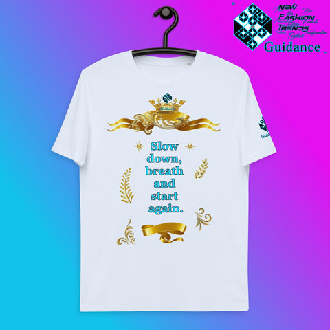 Start Again T-Shirt T-Shirts by XGuidance Serene Blue 14