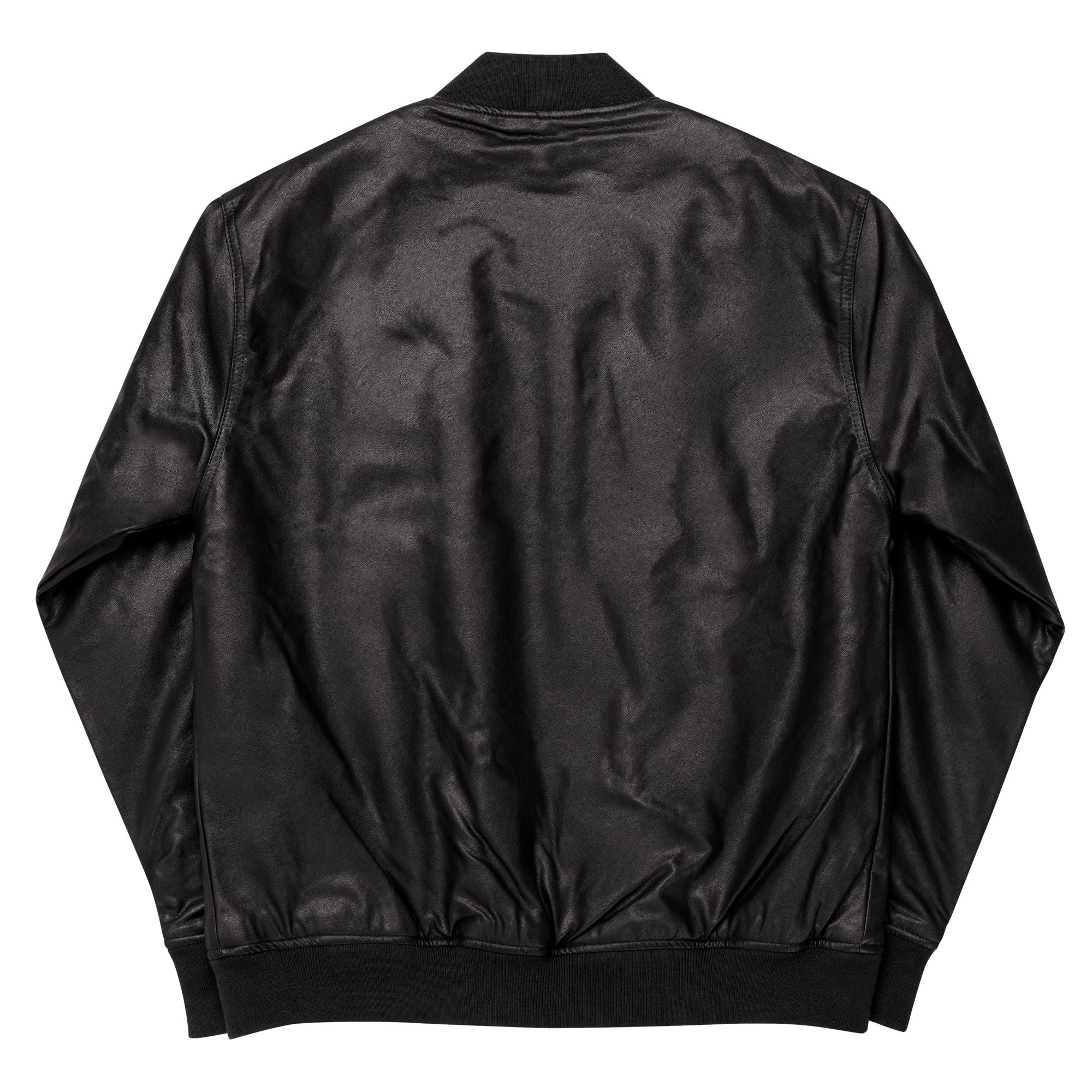 Stay Cool – Leather Bomber Jacket Unisex by XGuidance XS 3
