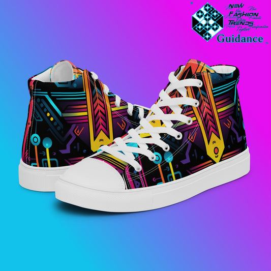 Stellar Gatekeeper – Arrow Neon Sneakers Sneakers by XGuidance White 2