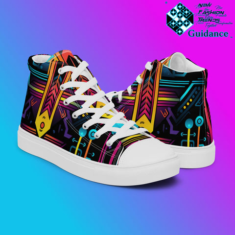 Stellar Gatekeeper – Arrow Neon Sneakers Sneakers by XGuidance Black 7