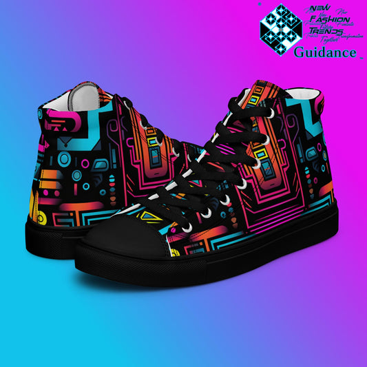 Stellar Matrix – Futuristic Sneakers Festivals Sneakers by XGuidance Black 2