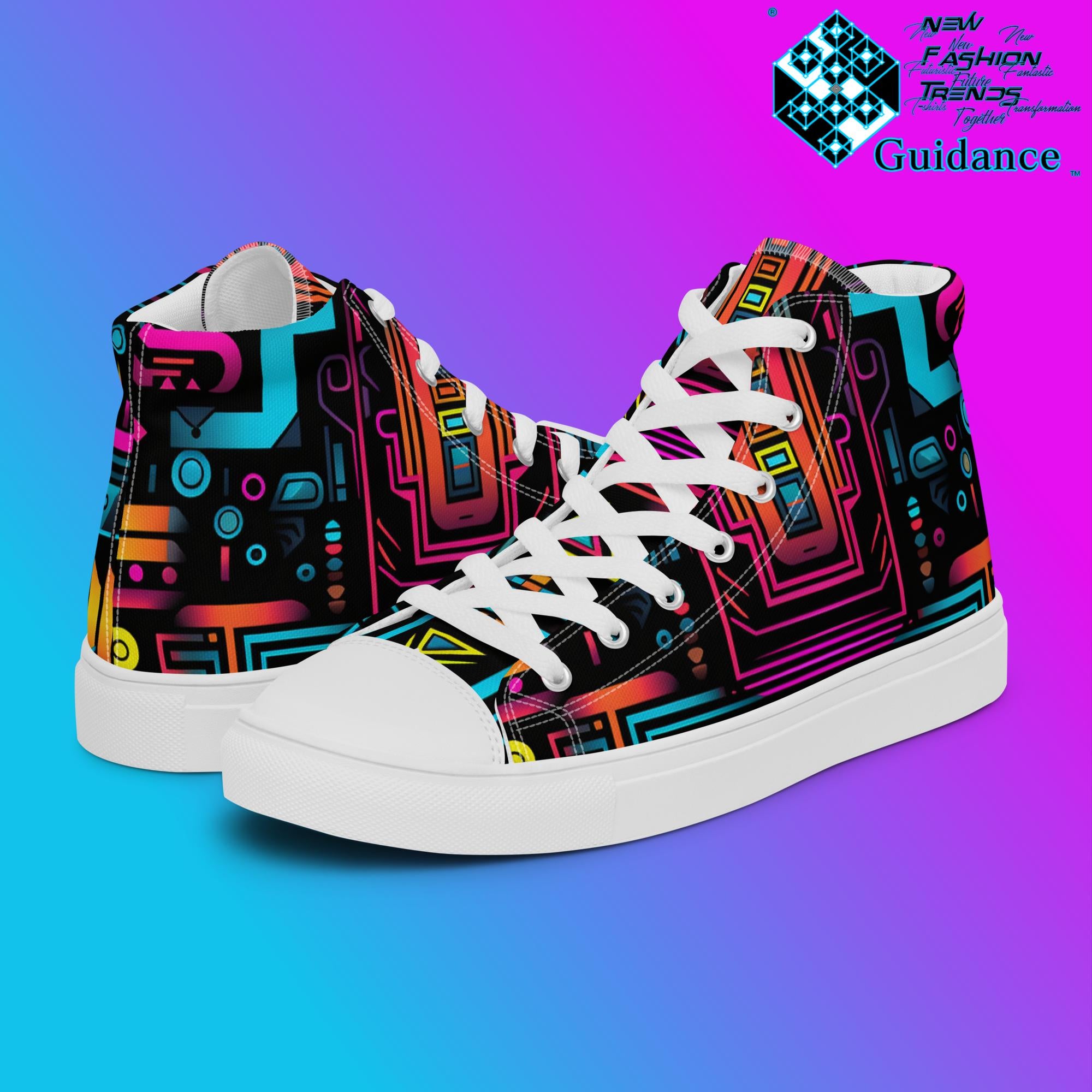 Stellar Matrix – Futuristic Sneakers Festivals Sneakers by XGuidance Black 5
