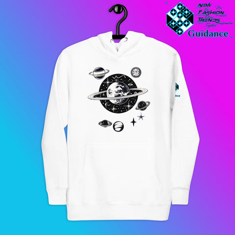 Stellar Symphony Hoodie – Celestial Planet Alignment by XGuidance Black 13