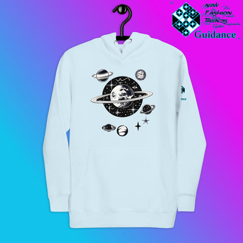 Stellar Symphony Hoodie – Celestial Planet Alignment by XGuidance Black 23