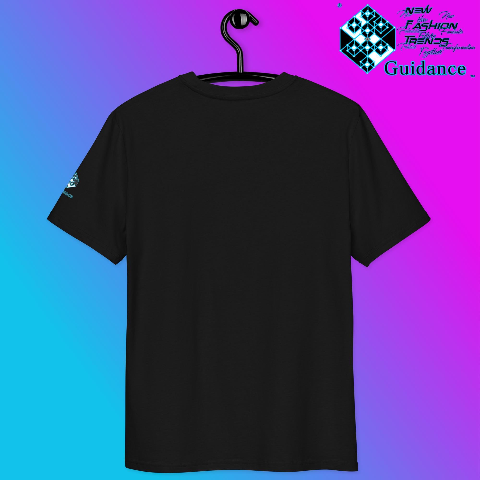Stellar Symphony T-Shirt with Cosmic Planet Design by XGuidance Black 9