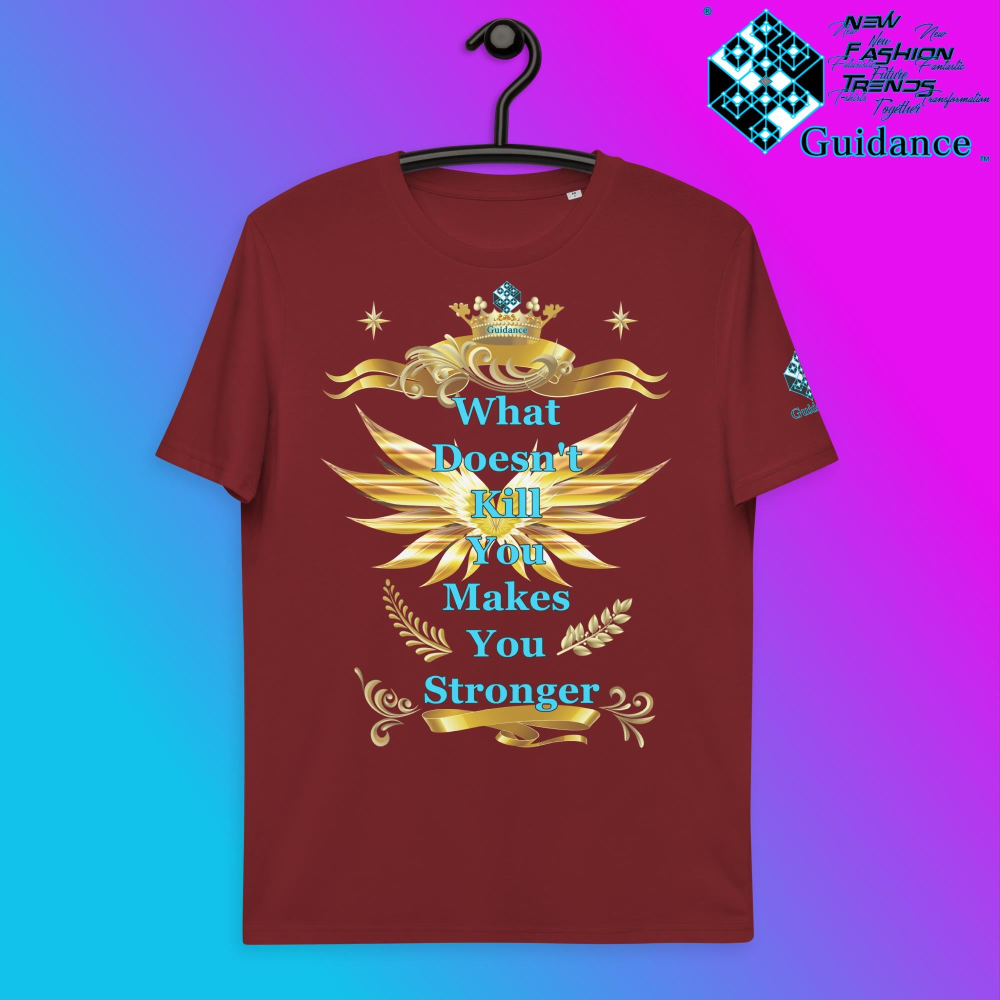 Stronger T-Shirt T-Shirts by XGuidance Burgundy 10
