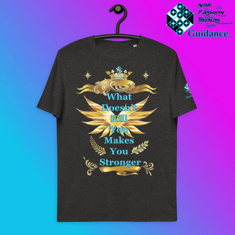 Stronger T-Shirt T-Shirts by XGuidance Dark Heather Grey 11