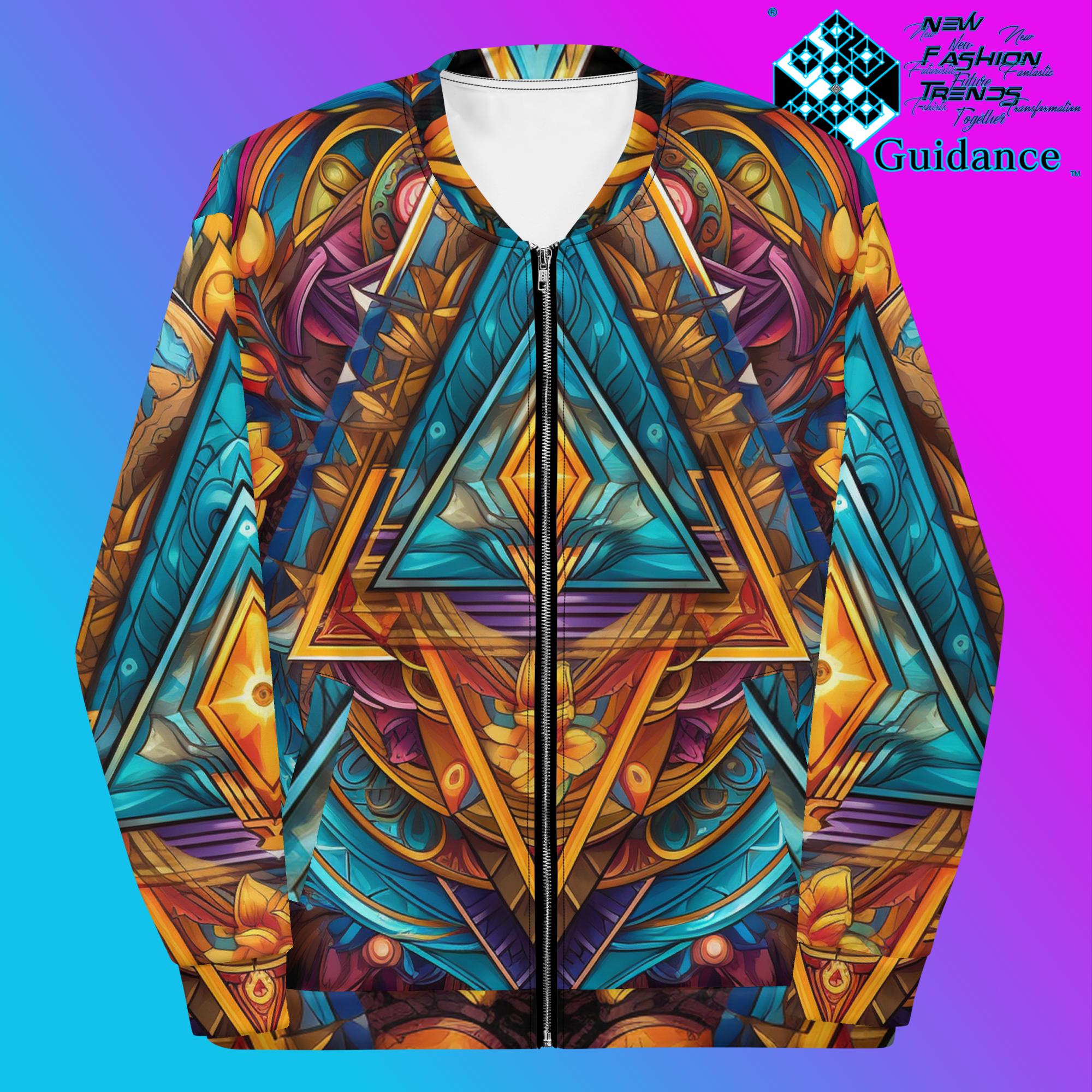Structural Serenity Bomber Jacket Vintage Festival by XGuidance XS 1