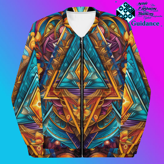 Structural Serenity Bomber Jacket Vintage Festival by XGuidance XS 1