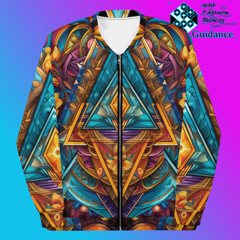 Structural Serenity Bomber Jacket Vintage Festival by XGuidance XS 1