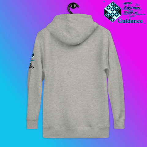 Summit of Serenity Hoodie – Symbolic Mountain Art by XGuidance Black 14