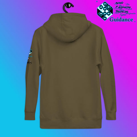 Summit of Serenity Hoodie – Symbolic Mountain Art by XGuidance Black 19