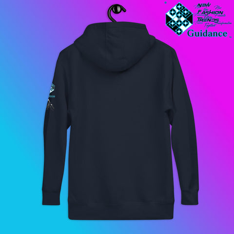 Summit of Serenity Hoodie – Symbolic Mountain Art by XGuidance Black 20