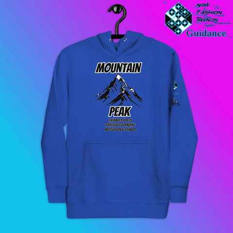 Summit of Serenity Hoodie – Symbolic Mountain Art by XGuidance Team Royal 9