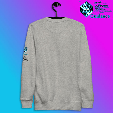 Summit of Serenity Sweatshirt with Mountain Design by XGuidance Black 10