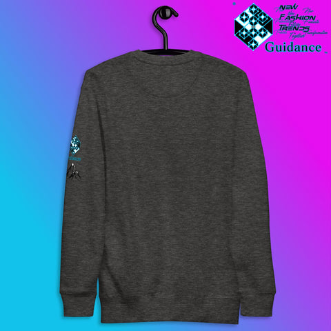 Summit of Serenity Sweatshirt with Mountain Design by XGuidance Black 11
