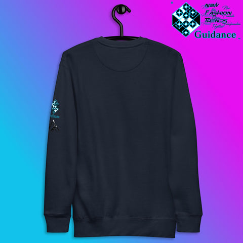 Summit of Serenity Sweatshirt with Mountain Design by XGuidance Black 14