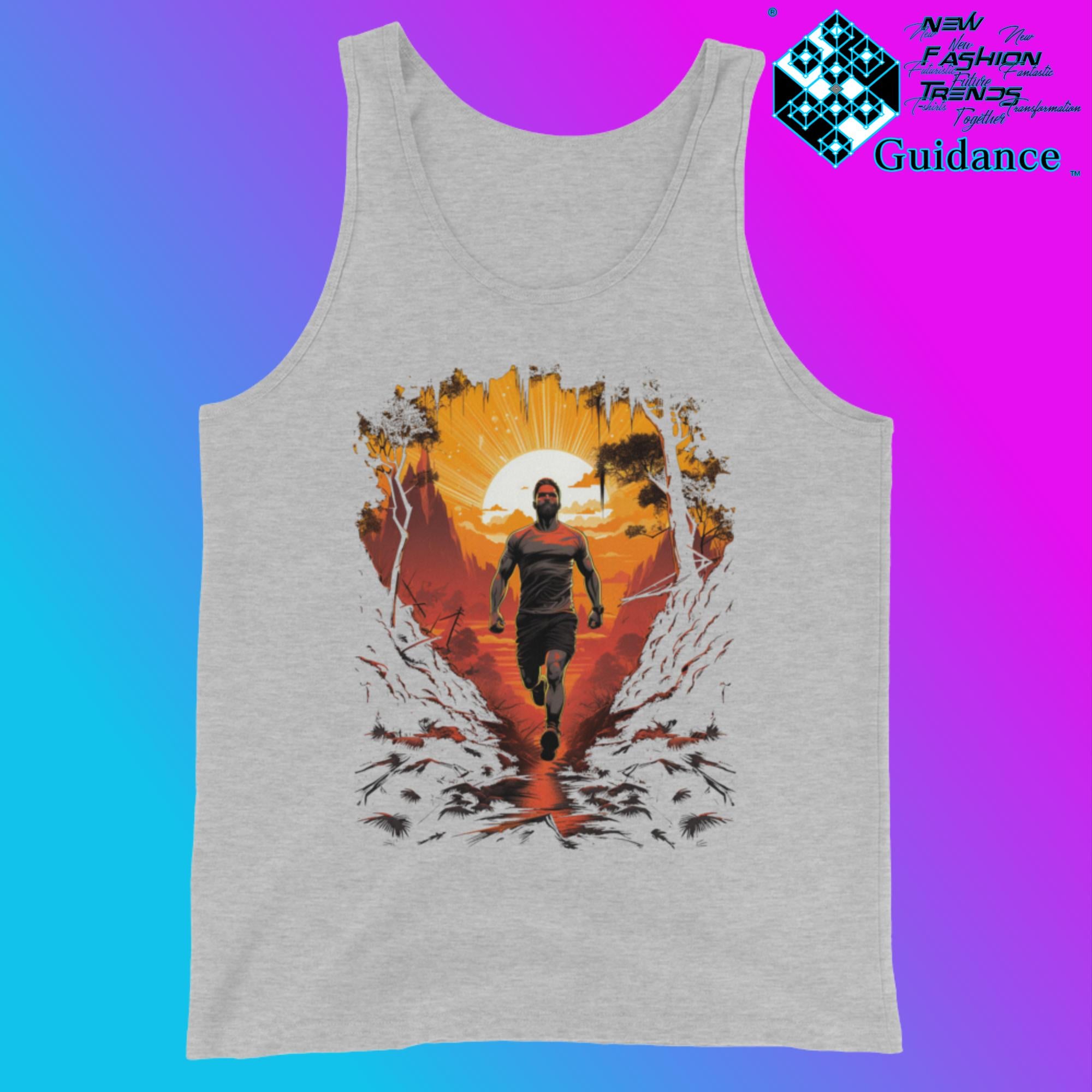 Sunshine Sport - Tank Tops Tank Tops by XGuidance Athletic Heather 3