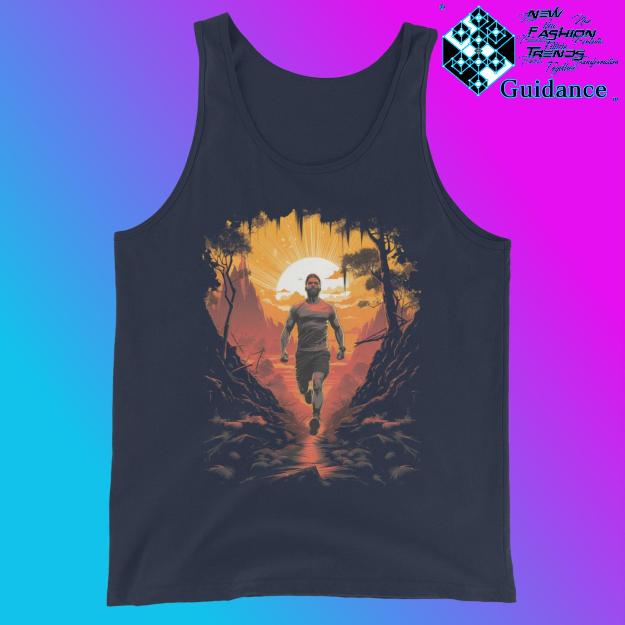 Sunshine Sport - Tank Tops Tank Tops by XGuidance Navy 5