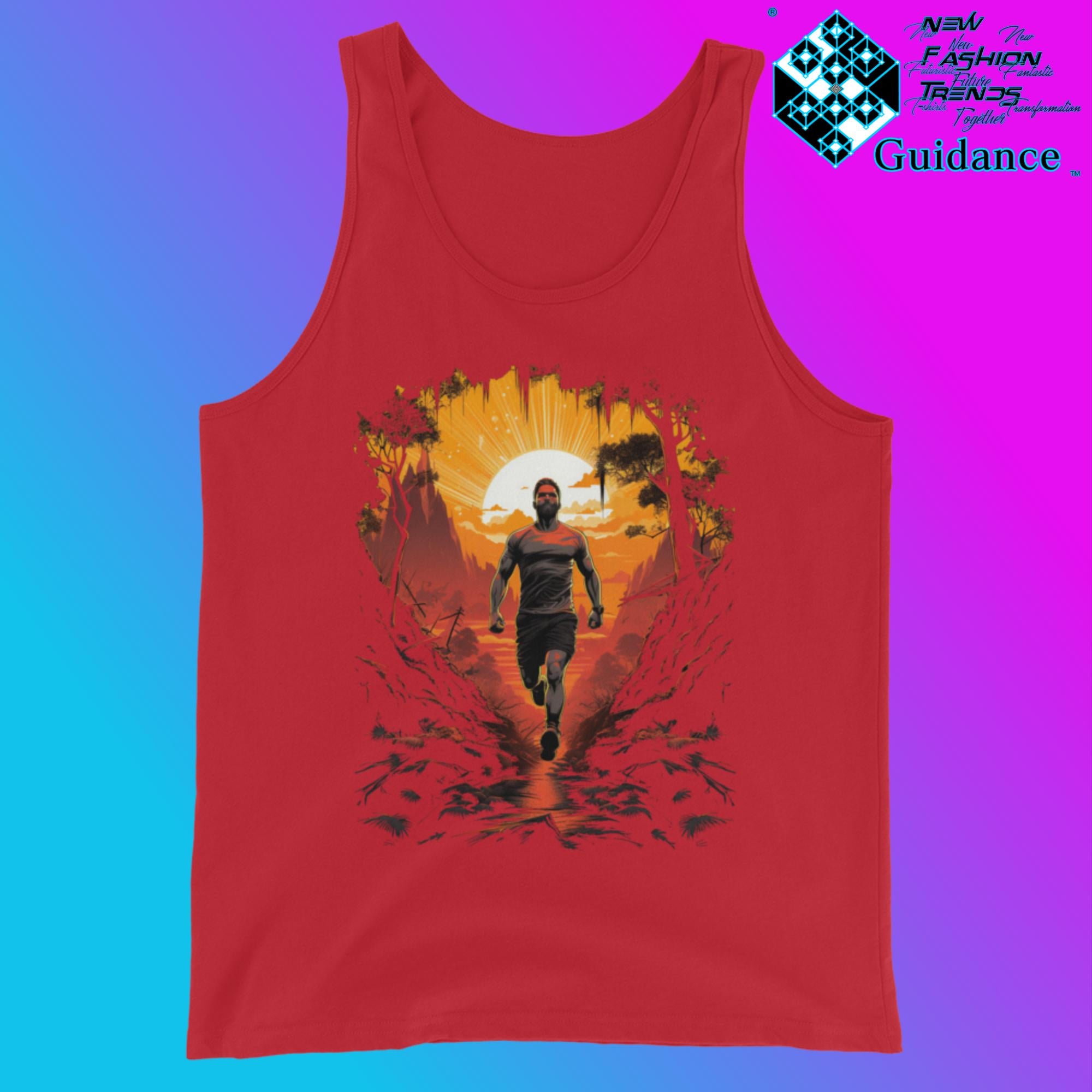 Sunshine Sport - Tank Tops Tank Tops by XGuidance Red 6