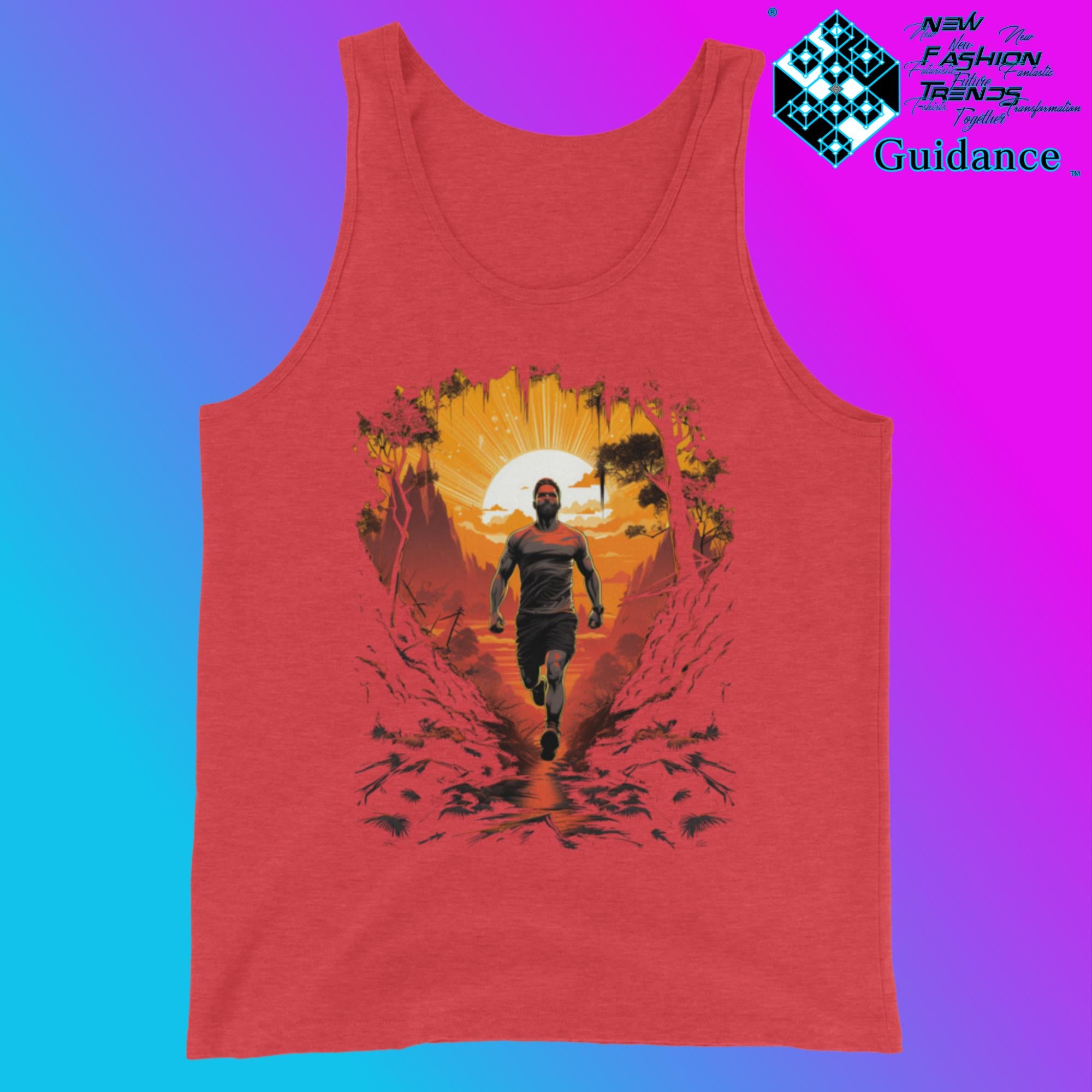 Sunshine Sport - Tank Tops Tank Tops by XGuidance Red Triblend 9