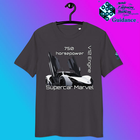 Supercar Marvel T-Shirt – 750HP V12 Beast in Style by XGuidance Anthracite 2