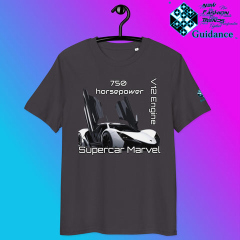 Supercar Marvel T-Shirt – 750HP V12 Beast in Style by XGuidance Anthracite 2