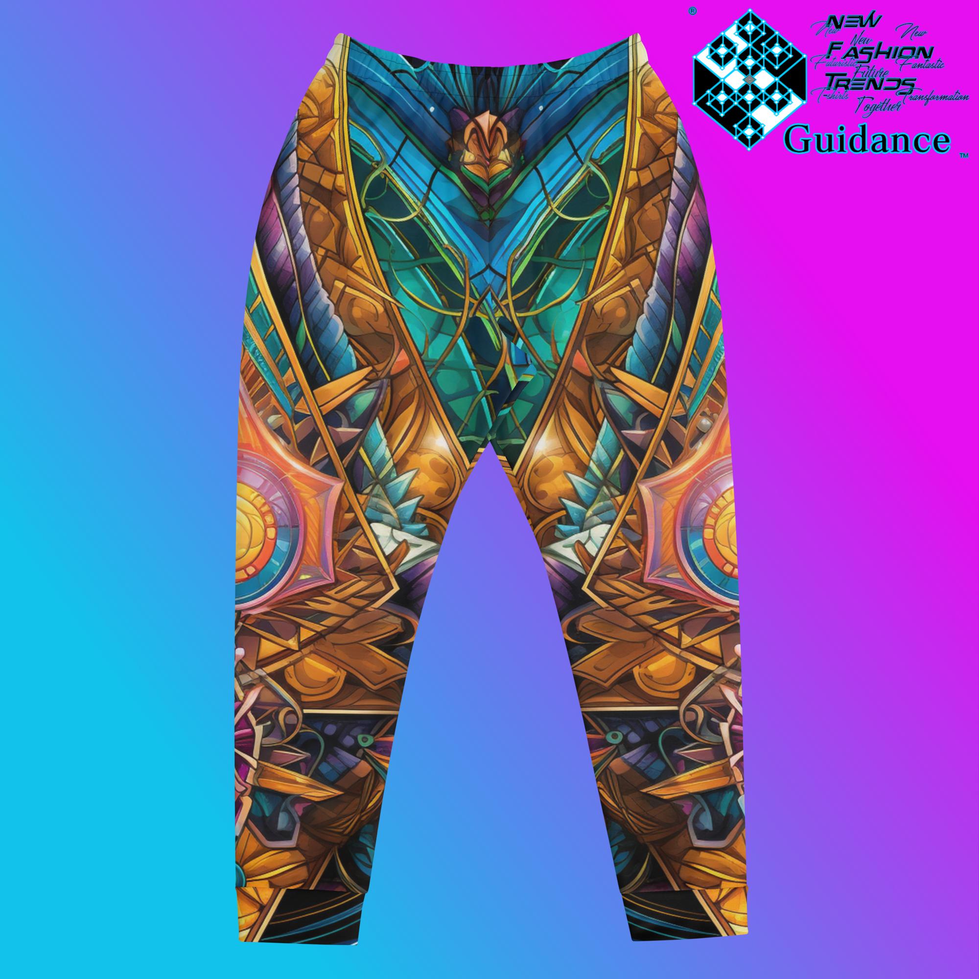 Symmetry Motion Jogger Pants – Geometric Festival Streetwear by XGuidance XS 1