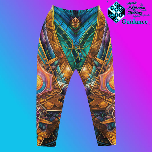 Symmetry Motion Jogger Pants – Geometric Festival Streetwear by XGuidance XS 1