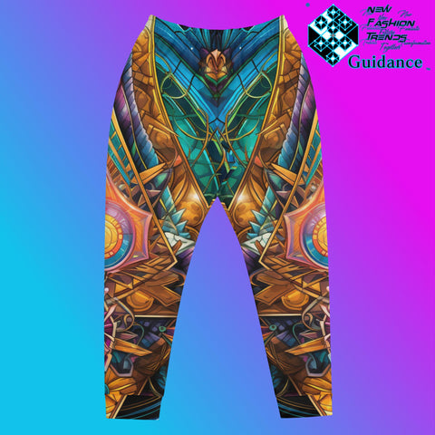 Symmetry Motion Jogger Pants – Geometric Festival Streetwear by XGuidance XS 1