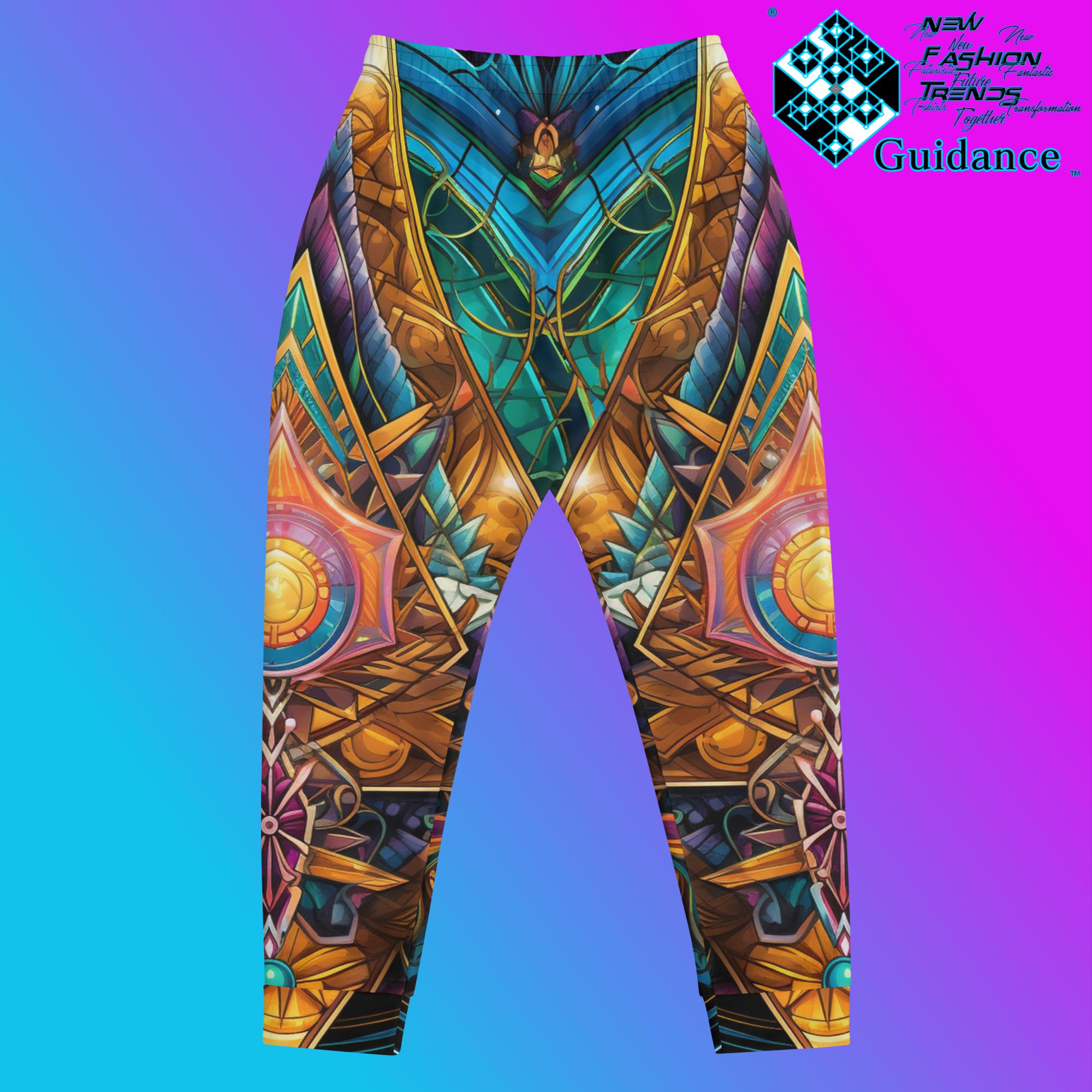 Symmetry Motion Jogger Pants – Geometric Festival Streetwear by XGuidance XS 2