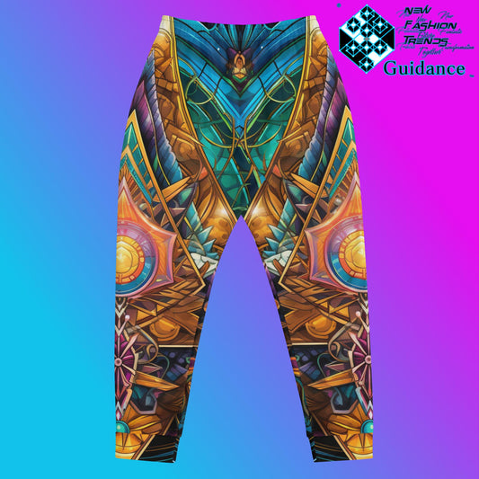 Symmetry Motion Jogger Pants – Geometric Festival Streetwear by XGuidance XS 2