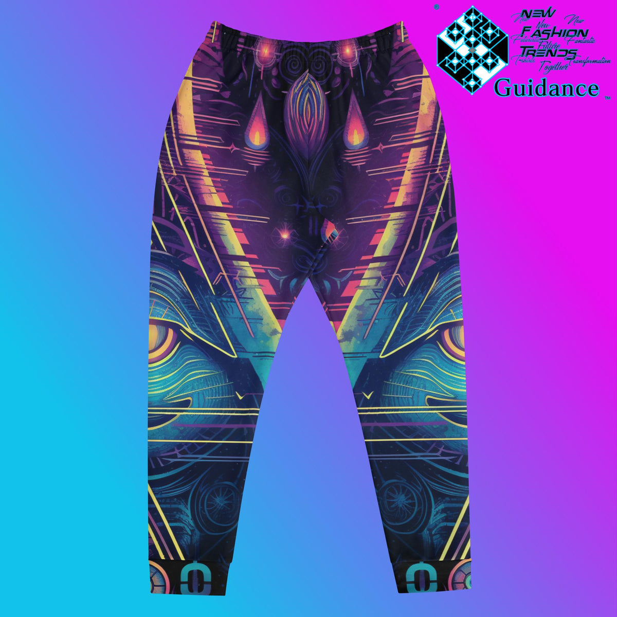 Tapestry of Peace Jogger Pants – Serene Festival Streetwear by XGuidance XS 1