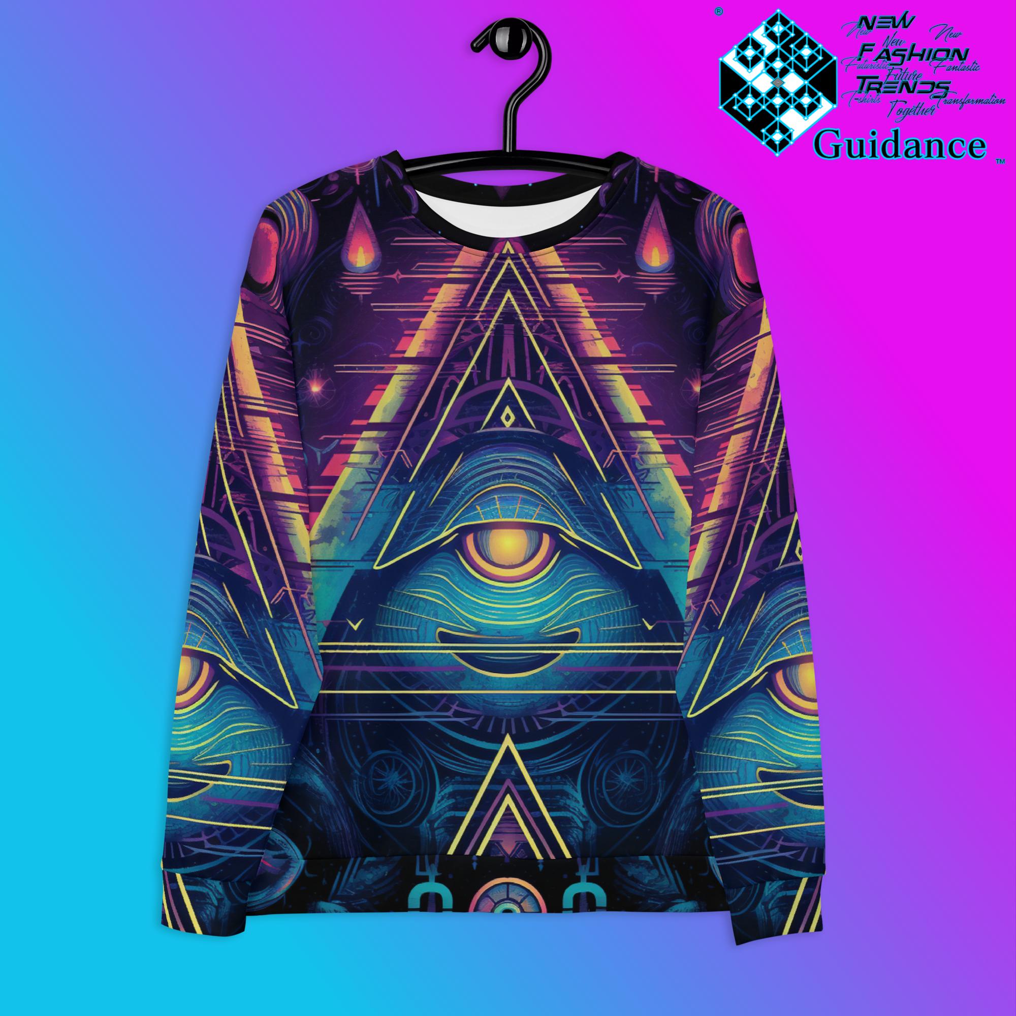 Tapestry of Peace Sweatshirt – Geometric Festival Streetwear by XGuidance XS 1