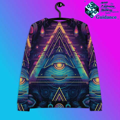 Tapestry of Peace Sweatshirt – Geometric Festival Streetwear by XGuidance XS 2