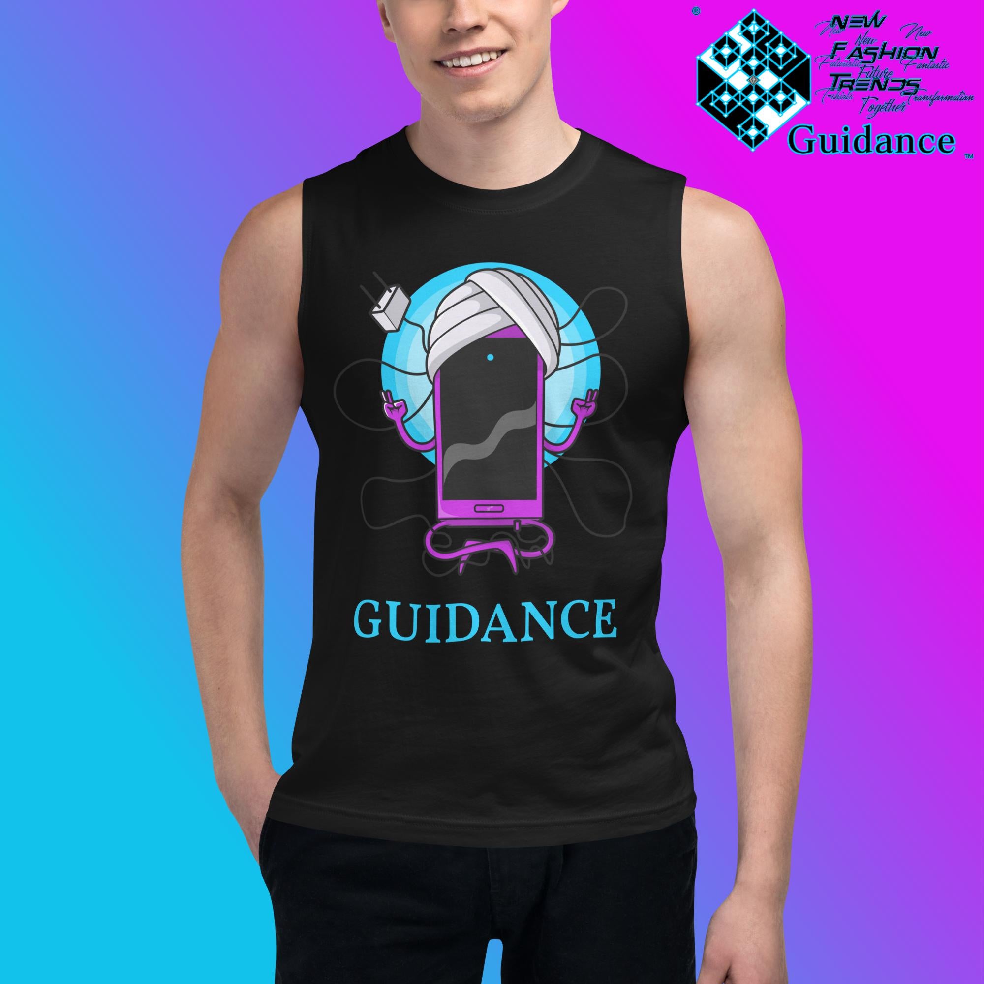 Tech Zen upgrade - Tank Tops Tank Tops by XGuidance Black 3