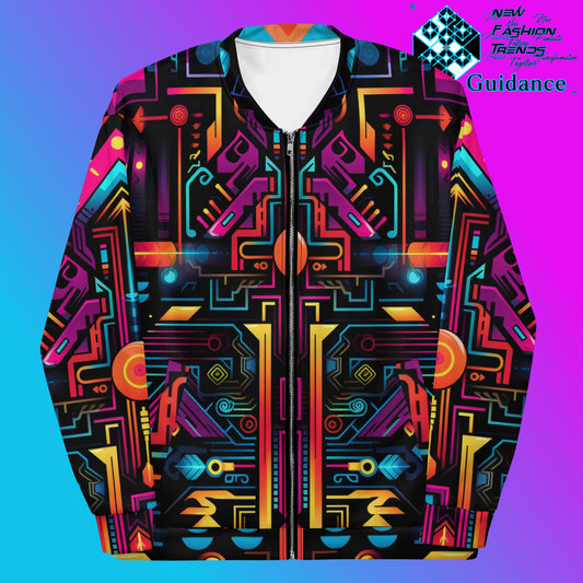 Techno Sunburst Bomber Jackets Bomber Jackets by XGuidance XS 1
