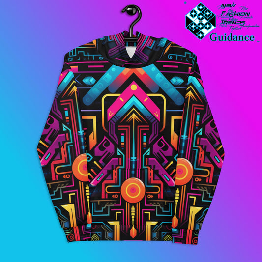 Techno Sunburst Hoodies Hoodies by XGuidance XS 1
