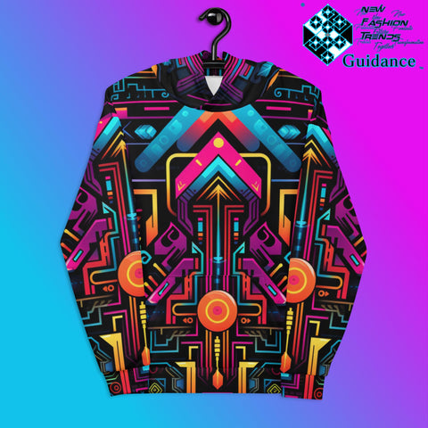 Techno Sunburst Hoodies Hoodies by XGuidance XS 1
