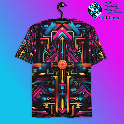 Techno Sunburst T-Shirt T-Shirts by XGuidance XS 3