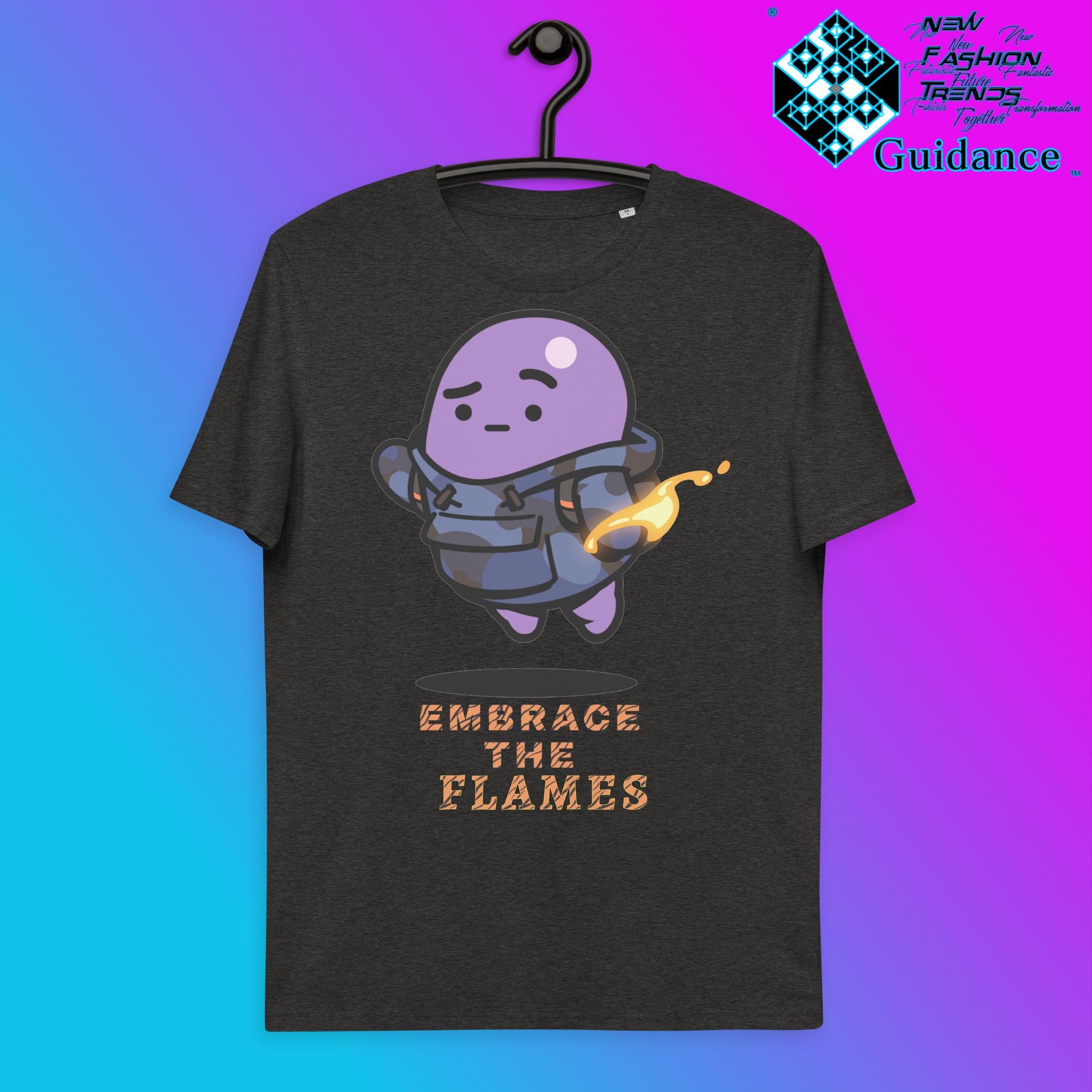The Fire Element T-Shirt T-Shirts by XGuidance Dark Heather Grey 10