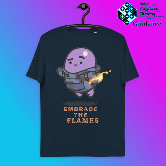 The Fire Element T-Shirt T-Shirts by XGuidance French Navy 2